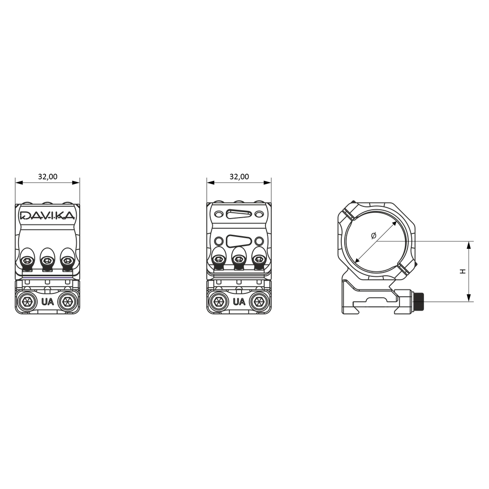 30мм монтажи за оптика | Пикатини основа