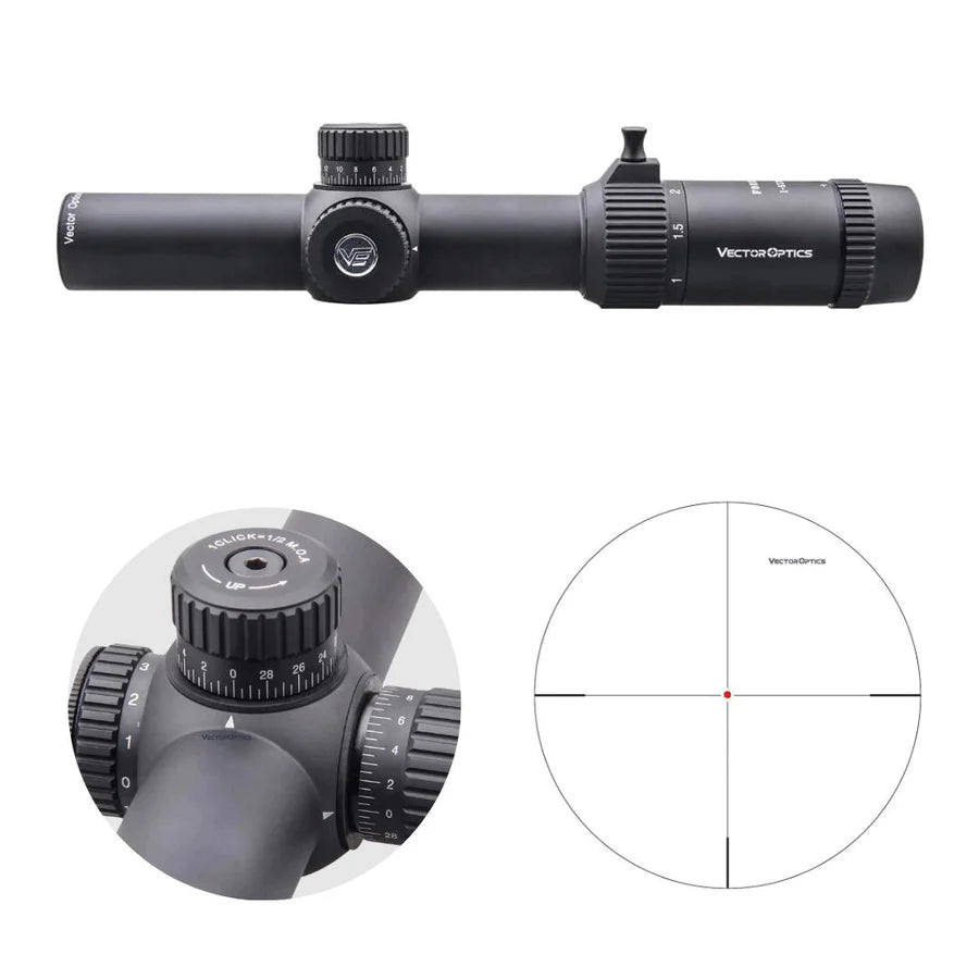 Vector Optics Forester 1-5x24SFP GenII оптически прицел за пушка