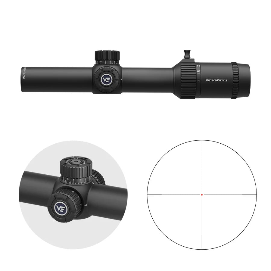 Vector Optics Forester 1-8x24 SFP оптически мерник за карабина