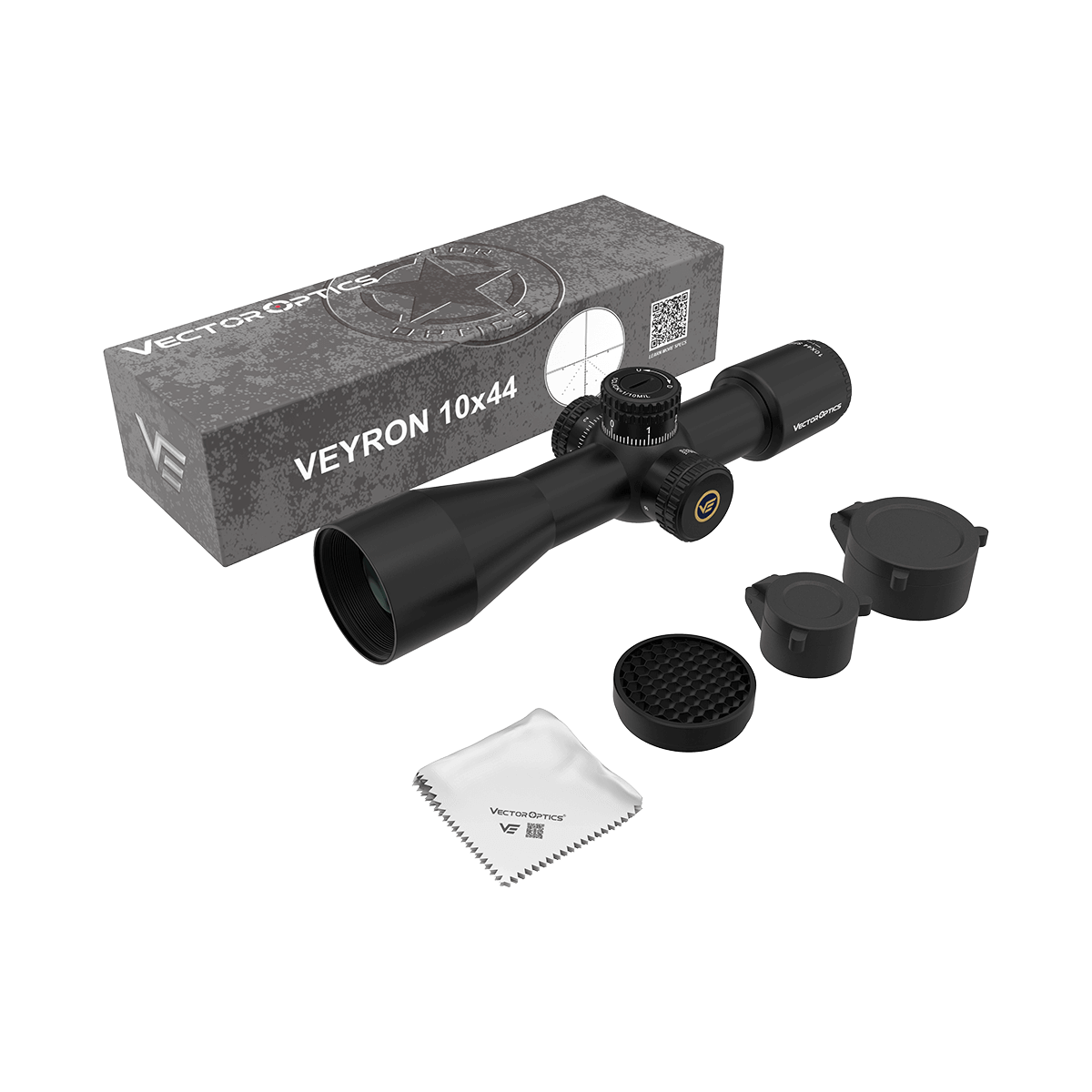 Vector Optics Veyron 10x44 SFP компактен оптически прицел за пушка Vector Optics