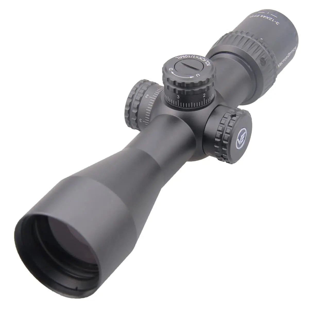 Vector Optics Veyron 3-12x44 FFP компактен оптичен прицел за пушка