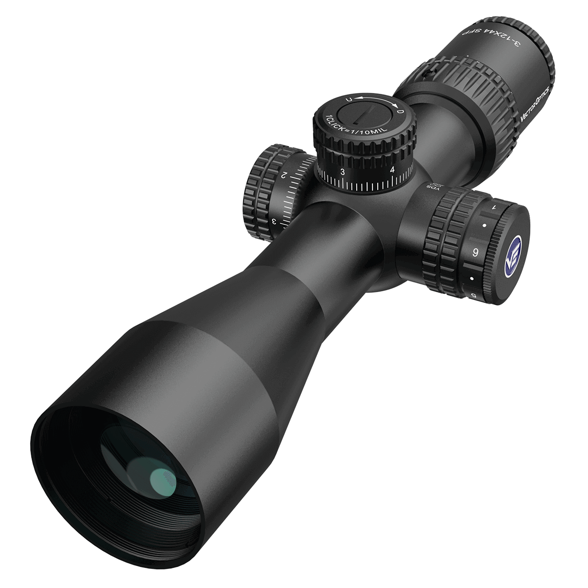 Vector Optics Veyron 3-12x44IR SFP компактен оптически прицел за пушка Vector Optics