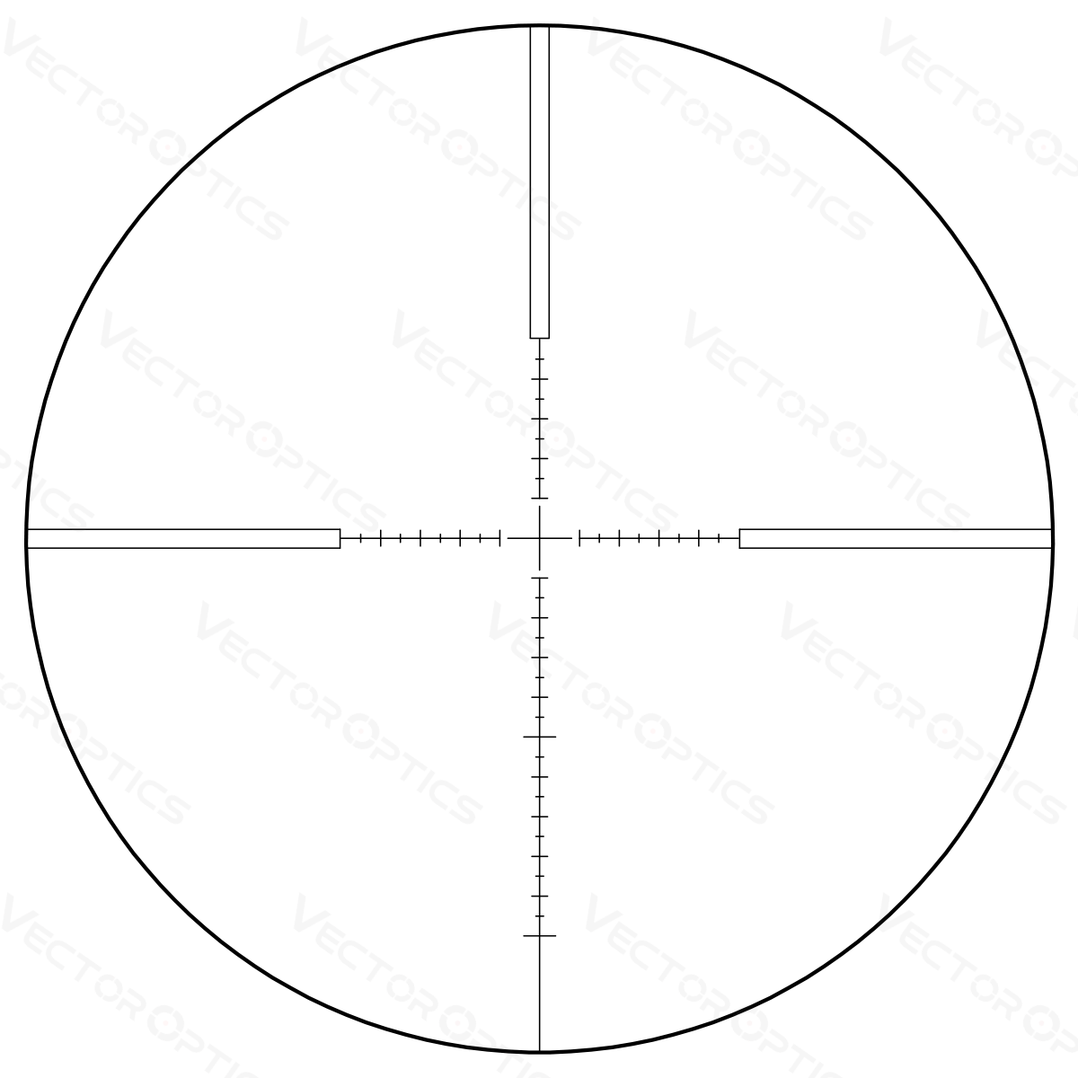 Vector Optics Veyron 3-12x44 SFP компактен оптически прицел за пушка