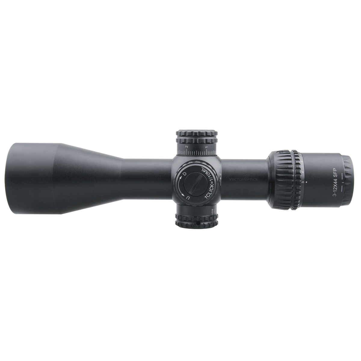 Vector Optics Veyron 3-12x44 SFP компактен оптически прицел за пушка