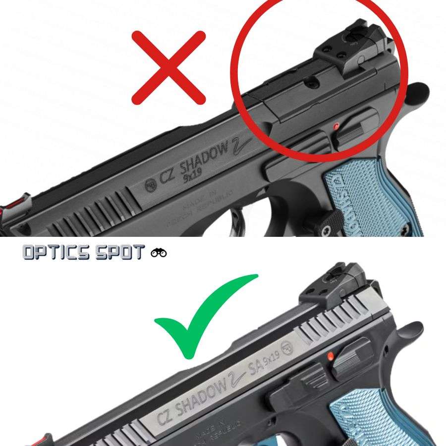 CZ Shadow 2 монтаж за колиматор | Shield RMSc footprint