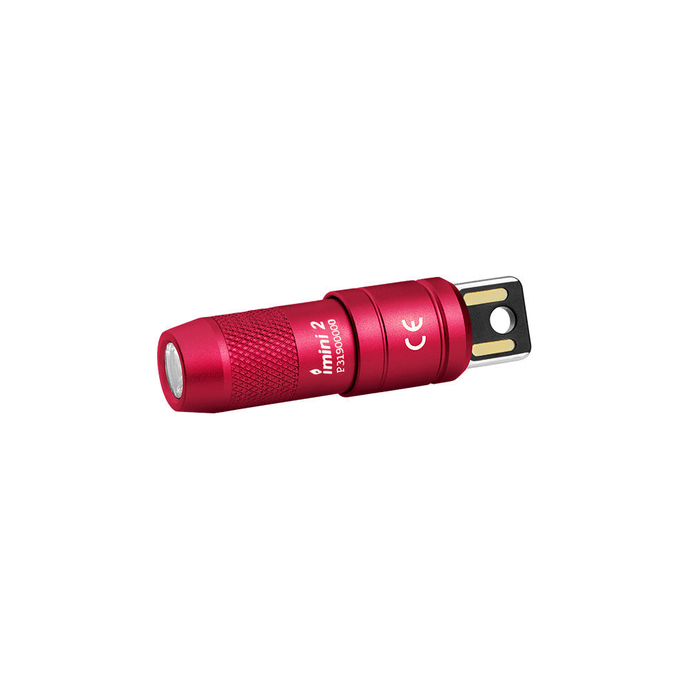 Olight imini 2 | мини презареждащ се фенер за ключодържател | 50 lm - Passionate Red