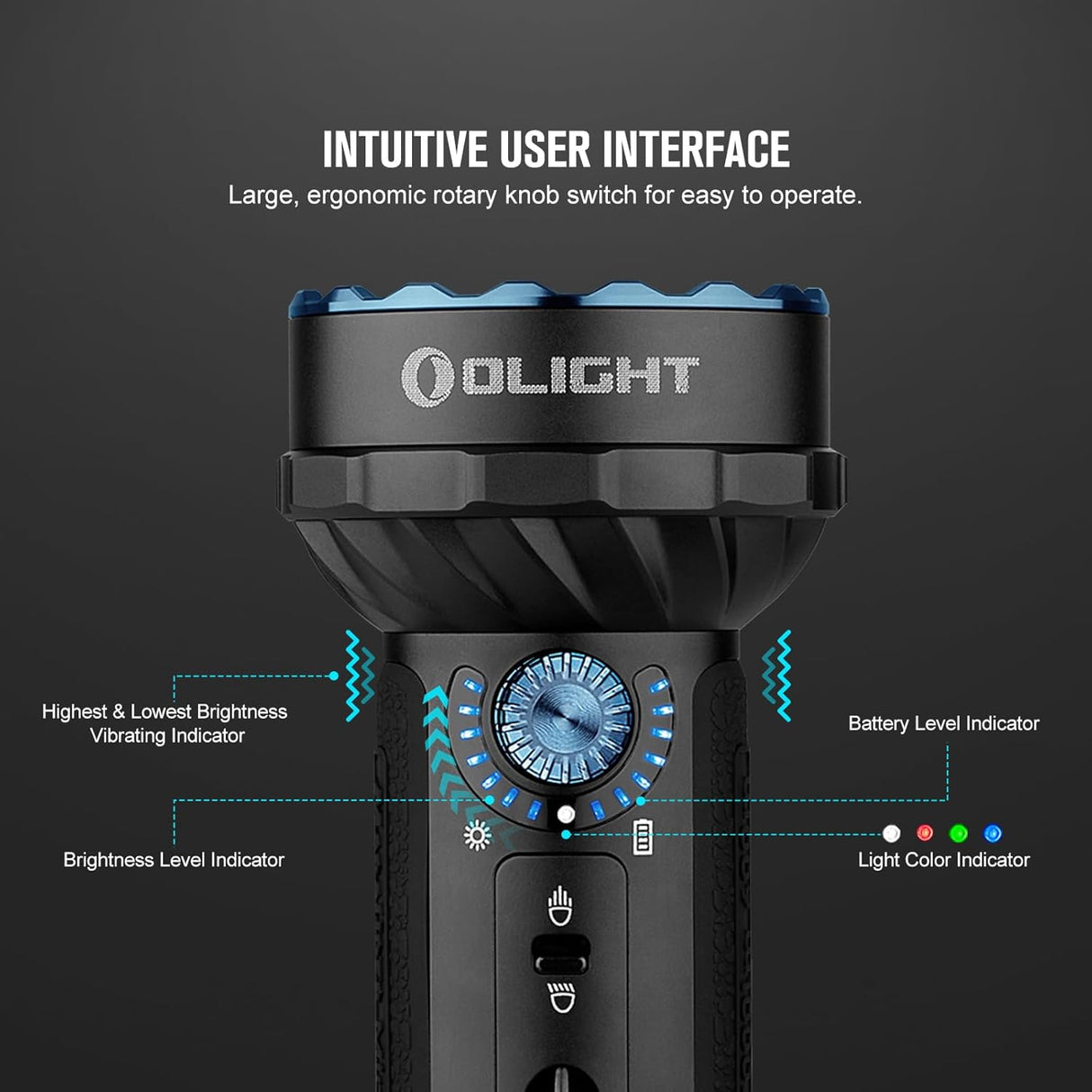 Olight Marauder Mini | многоцветен акумулаторен фенер | 7.000 lm