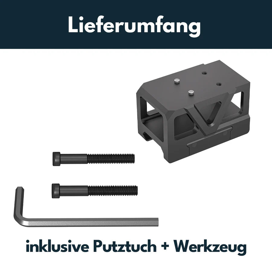 Picatinny монтаж за колиматор с повдигач [32 mm] | C-More RTS footprint 