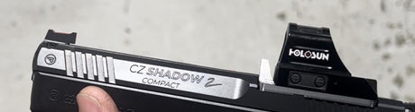 CZ Shadow 2 адаптерна плочка с интегриран изнесен напред мерник | Trijicon RMR footprint