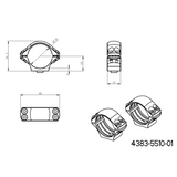 30mm монтажи за оптика | двукомпонентна пикатини основа с QD лостове 