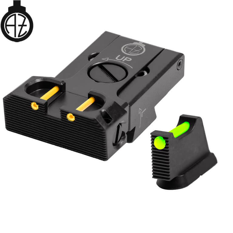 CZ 75B, CZ P-01, CZ 75 SP-01 регулируеми мерни прибори с фиброоптика | тип B Zendl