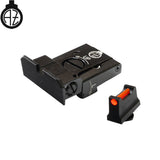 Glock 17, Глок 19, Glock 26 регулируеми мерници с оптични влакна | тип А