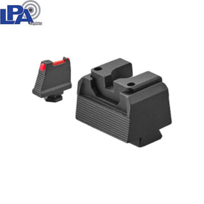 Високи полу-регулируеми мерни прибори за Glock MOS [G17 MOS G19 MOS & other] | с фиброоптика