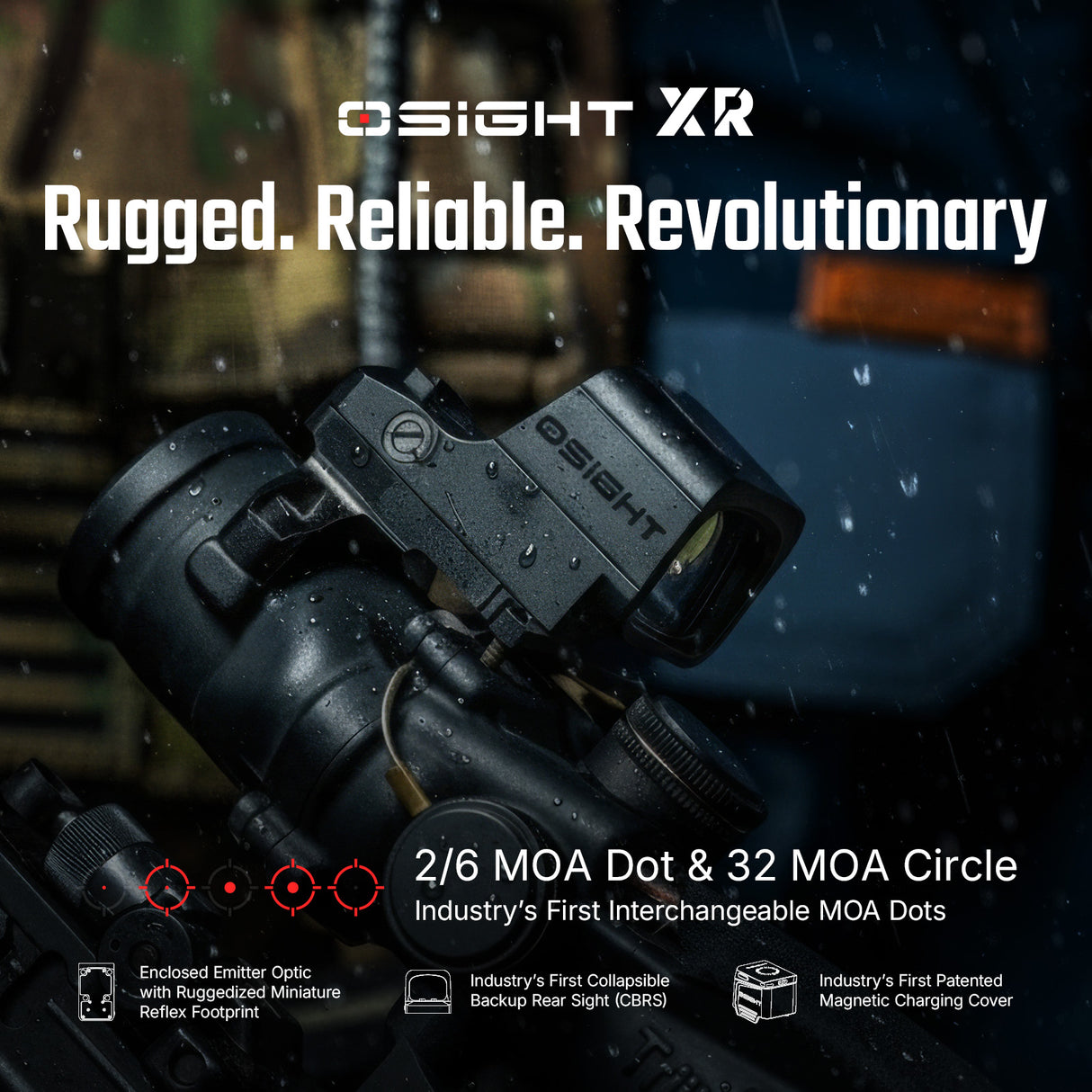 Osight XR Enclosed [червен] 