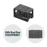 Picatinny монтаж за колиматор с повдигач [32 mm] | C-More RTS footprint