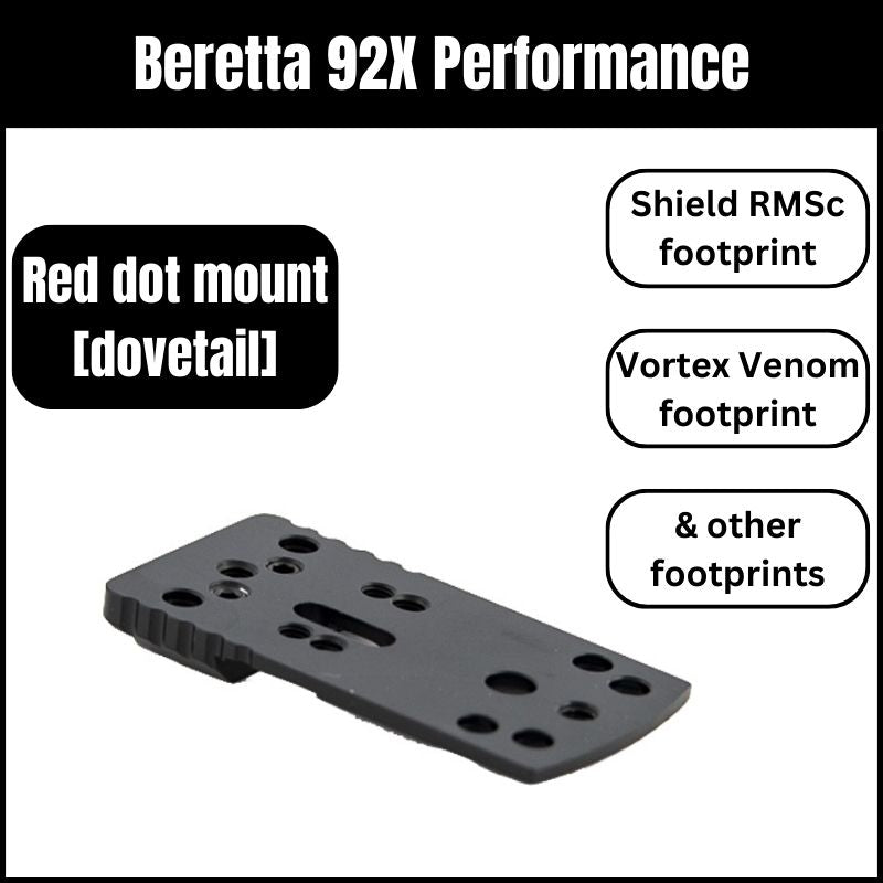 Beretta 92X Performance Универсална стойка за червена точка | тип А