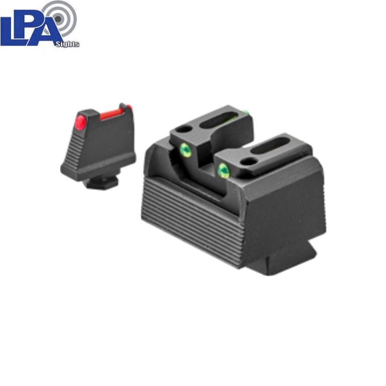 Sig Sauer P220, P226, P229, P320 & P365 Optics Ready полу-регулируем комплект мерник | с оптични влакна тип B 