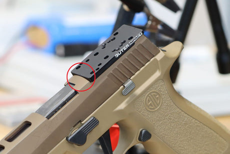 Sig P320-XFIVE [2014 - 2018] Адаптерна плочка | type C [RMR RTS & Docter footprint]