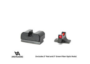 Sig P365 високи спортни мерни прибори с фиброоптика