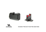 Sig Sauer P220 P226 P229 P320 & P365 адаптерна плочка tall sport мерни прибори с фиброоптика