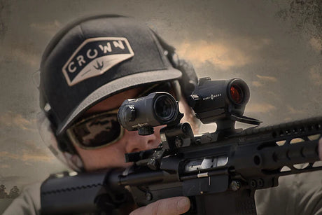 Sightmark XTM-3 3x увеличител с LQD flip to side mount