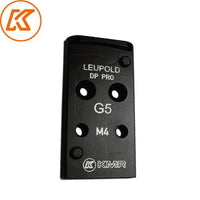 Steel монтаж за колиматор plate for Glock MOS | Leupold DPP footprint 