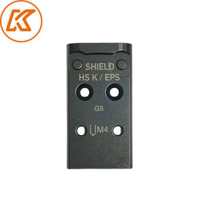 Стоманена плочка за колиматор за Glock MOS | Shield RMSc & Holosun K-series footprint