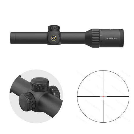 Vector Optics Continental x6 1-6x24 Fiber оптически прицел Vector Optics