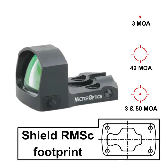 Vector Optics Frenzy-S 1x17x24 MOS Multi Reticle колиматор