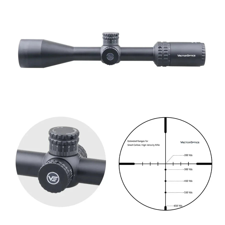 Vector Optics Hugo 3-12x44 SFP rifle scope Vector Optics