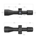 Vector Optics Veyron 10x44 SFP компактен мерник за пушка 