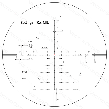 Vector Optics Veyron 3-12x44IR SFP компактен оптически прицел за пушка