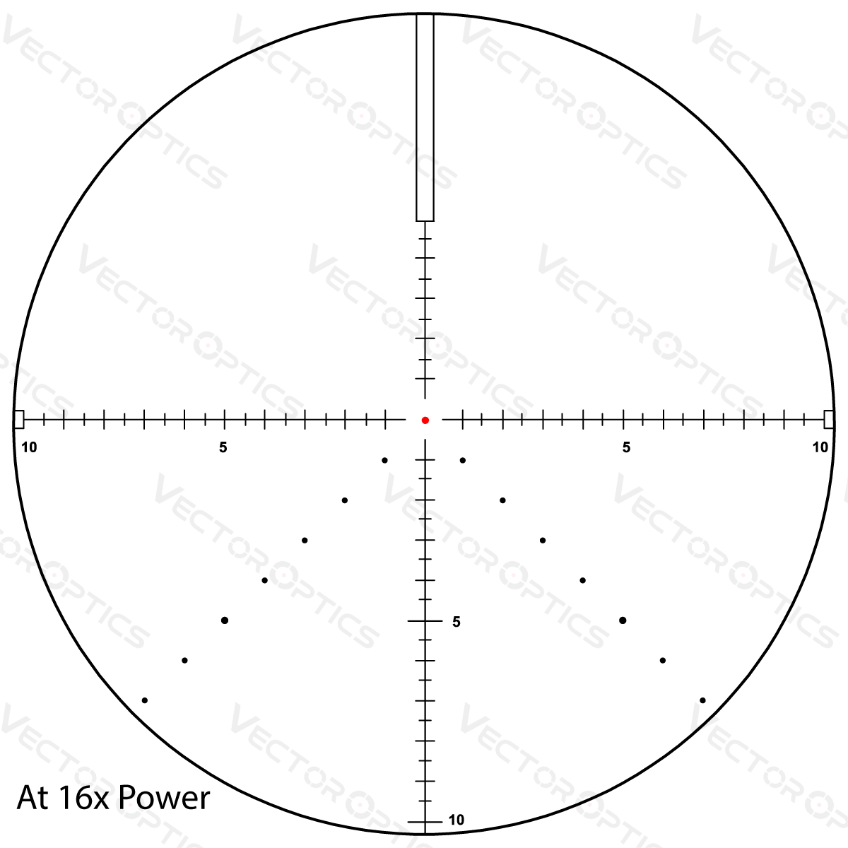 Vector Optics Veyron 4-16x44 IR Първа фокусна равнина Осветен мерник за пушка 