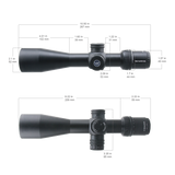 Vector Optics Veyron 4-16x44 IR Първа фокусна равнина Осветен мерник за пушка 