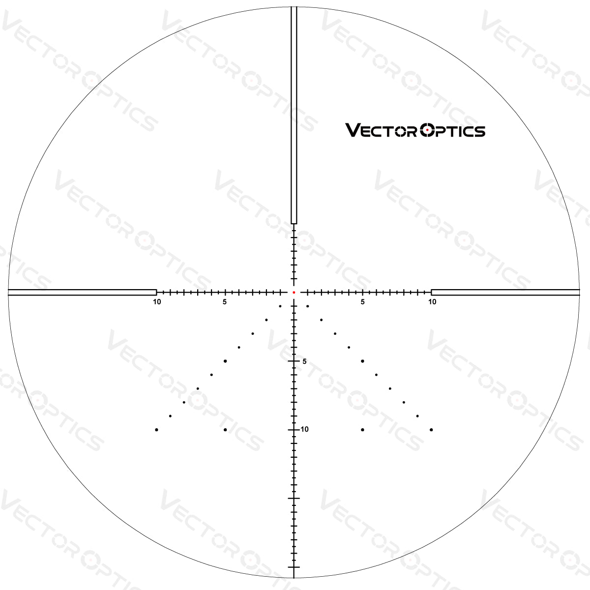 Vector Optics Veyron 6-24x44 IR Първа фокусна равнина Осветен мерник за пушка 