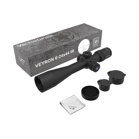 Vector Optics Veyron 6-24x44IR SFP компактен оптически прицел за пушка