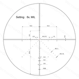 Vector Optics Компактен мерник за пушка Veyron 2-8x32IR 