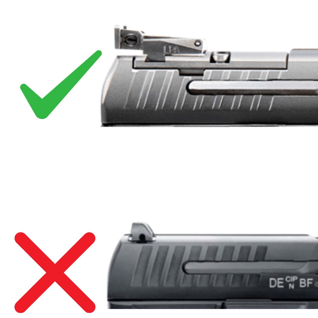 Walther PPQ [Q4 & Q5] Optics Ready плоча | тип A [RMSc, DPP, Docter footprints] 