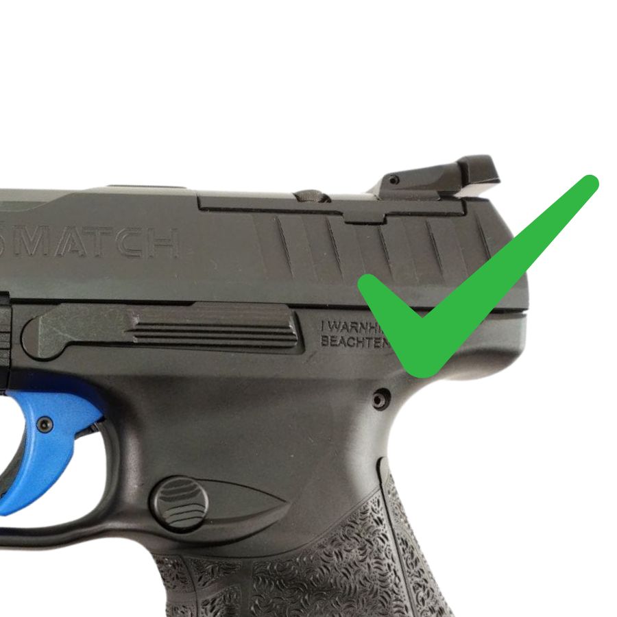 Walther Q4 SF OR & Q5 Match SF Optics Ready изряз