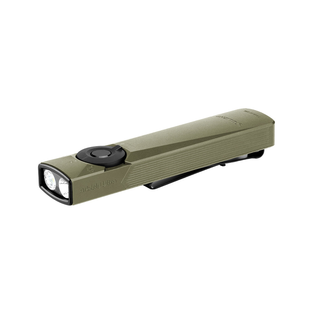 Olight Arkfeld Ultra | плосък 3-в-1 EDC фенер | 1.400 lm - Olive Green