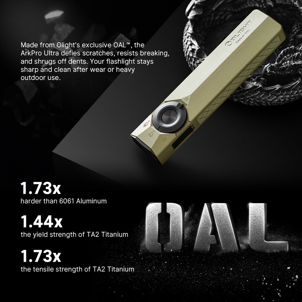 Olight ArkPro Ultra | плосък 4-в-1 EDC фенер | 1.700 lm - Olive Green