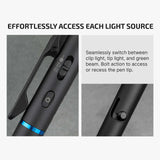 Olight O’Pen 3 | мултифункционален фенер-химикал | 120 lm + зелен лазер - Black
