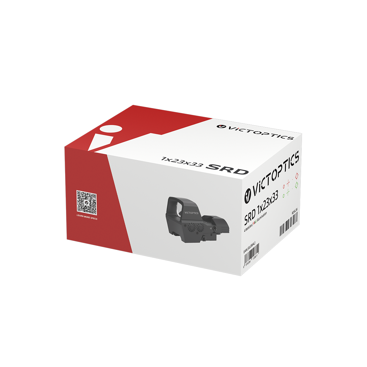 VictOptics SRD 1x23x33 Four-Reticle колиматор